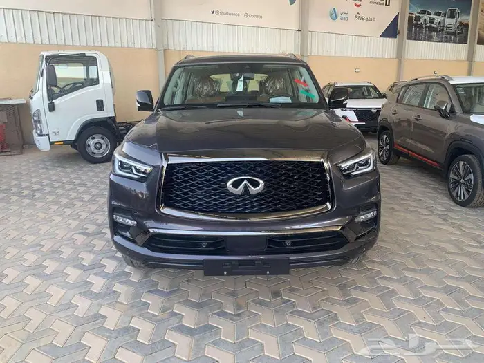 عرض خاص على انفينتي QX80 2024 برو اكتيف وبلاك اديشن 24
