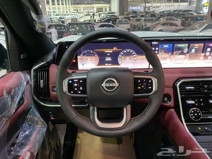 نيسان باترول بلاتنيوم 2026 ابيض توين تربو خليجي 40