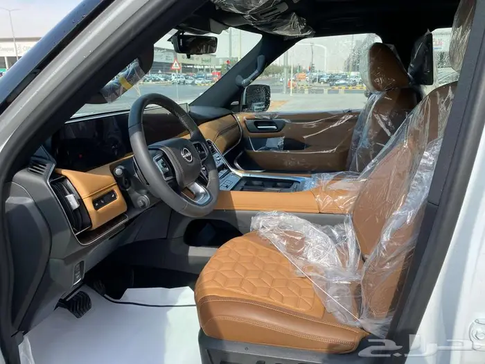 نيسان -بترول بلاتينيوم موديل 2026.ابيض - رمادي داخلي جملي 5