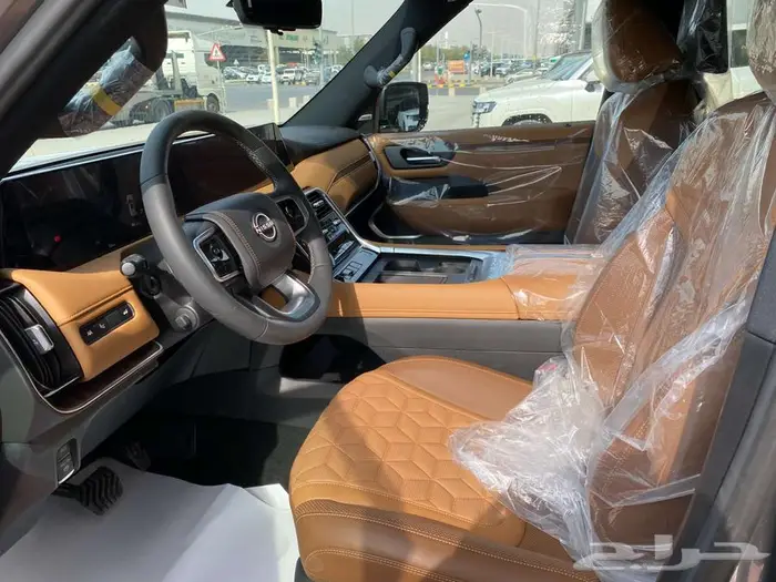 نيسان -بترول بلاتينيوم موديل 2026.ابيض - رمادي داخلي جملي 20