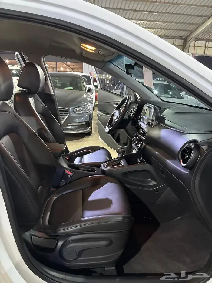 هيونداي كونا ابيض 2021 بنزين بطاقة جمركية وارد كوريا 11