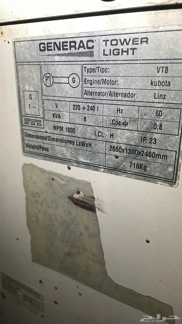 مولد كهرباء ياباني كابوتا 3