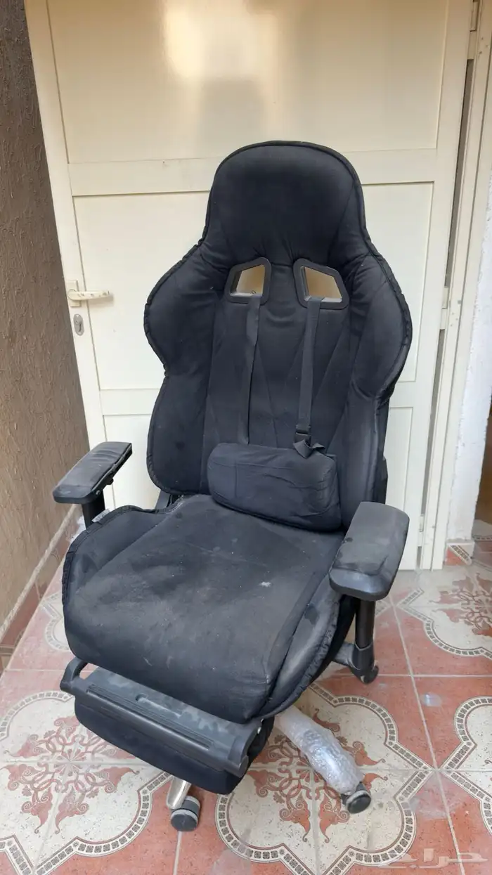 كرسي قيمنق ليدرز قماش شامواه مخمل 0