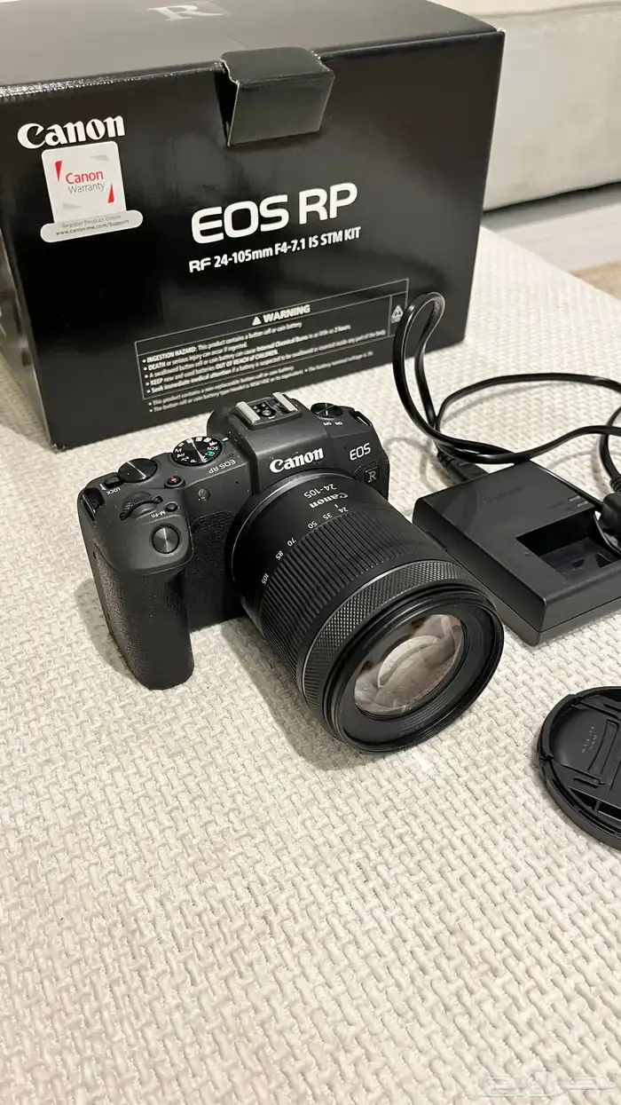 كاميرا كانون EOS RP مع عدسة RF 1