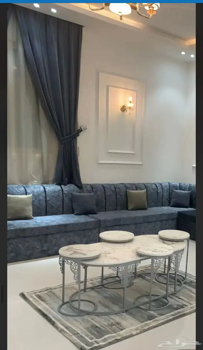 القنفذةمجلس وصالتين للبيع غرفتين نوم باربع اسرة مفرد مجهزة ا 1