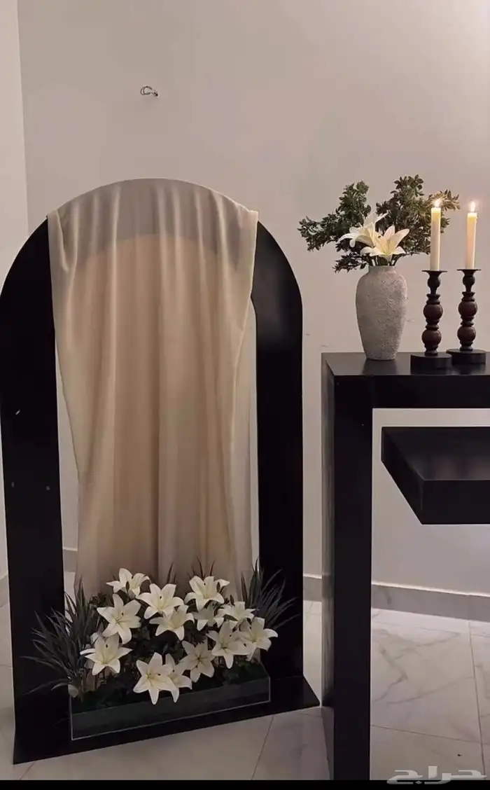 طاولات استقبال لون اسود 1