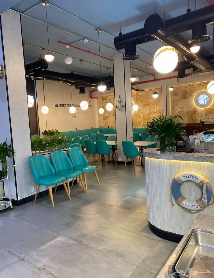 مطعم مأكولات بحرية فخمة للتقبيل 2