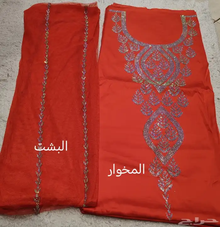 مخاوير حرير مع بشت ويوجد اسعار خاص للمحلات والمراكز 1