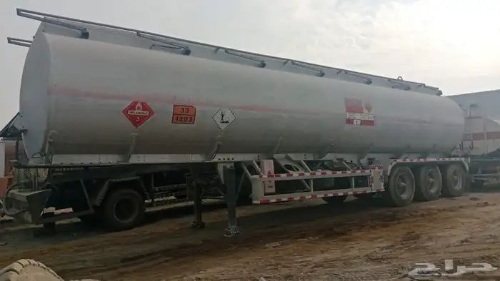 خزان تانكر المنيوم سعه42000 لتر وقود أرامكو 2