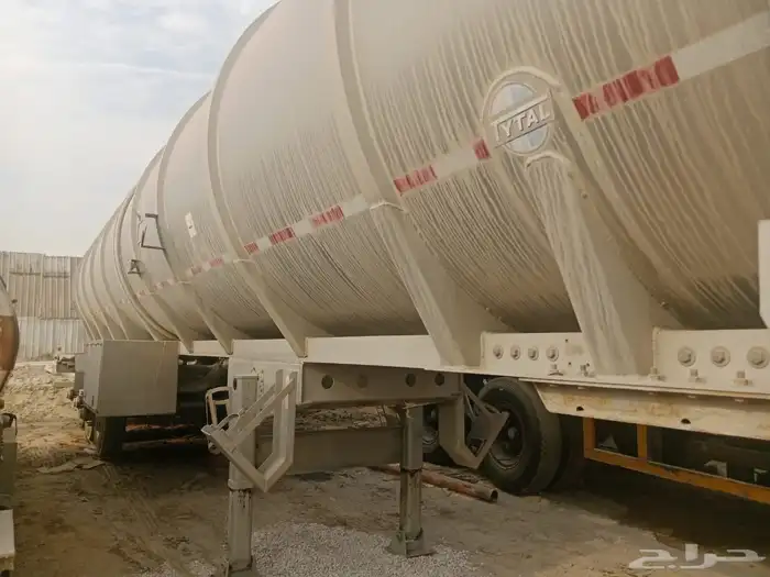 خزان تانكر المنيوم سعه42000 لتر وقود أرامكو 1