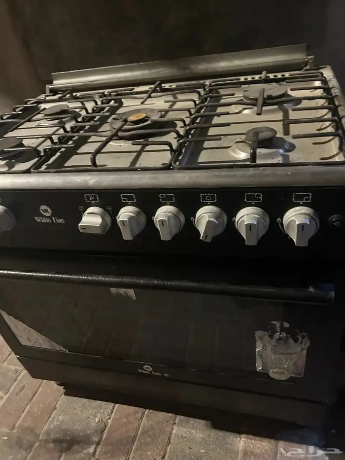 فرن غاز نضيف وشغال مافي اي شي 1