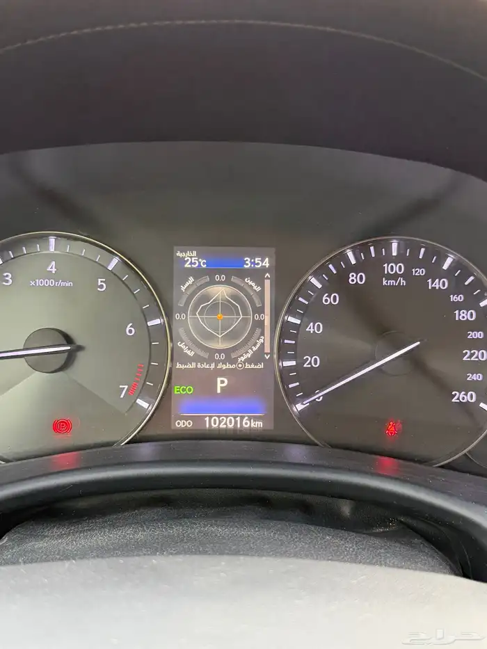 لكزس جي اس سعودي نظيف ممشى قليل 22