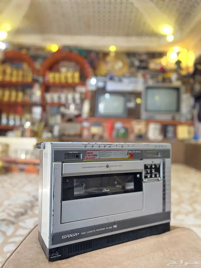 جهاز مشغل أشرطة فديو نادر وقديم تراثي 6