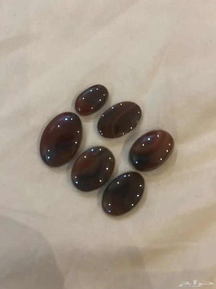 اجار كريمه عقيق يماني عدد 6  للبيع 270 0