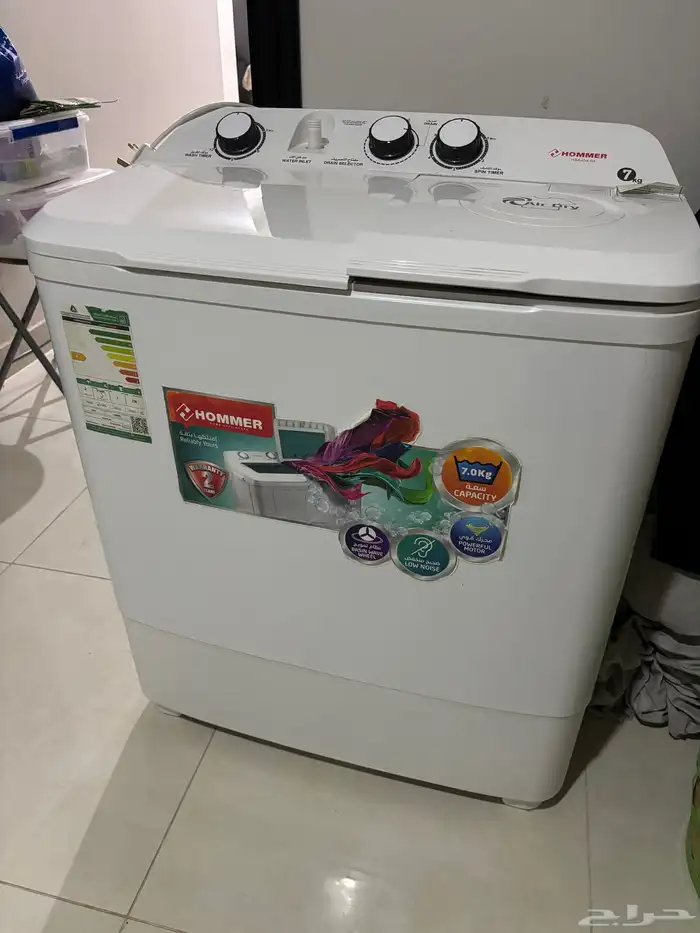 ثلاجه و غساله و( كرسي حمام ماء فقط) 5