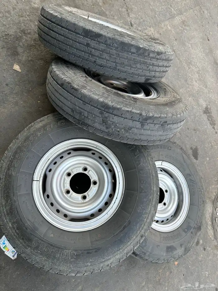 جنوط شنبر شاص اصلي وكاله مع كفرات صيني مقاس 16 1