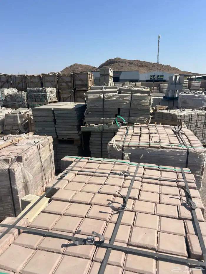 انترلوك بلاط ارصفه السعر نص القيمه الملون حتى انتهاء الكميه 4