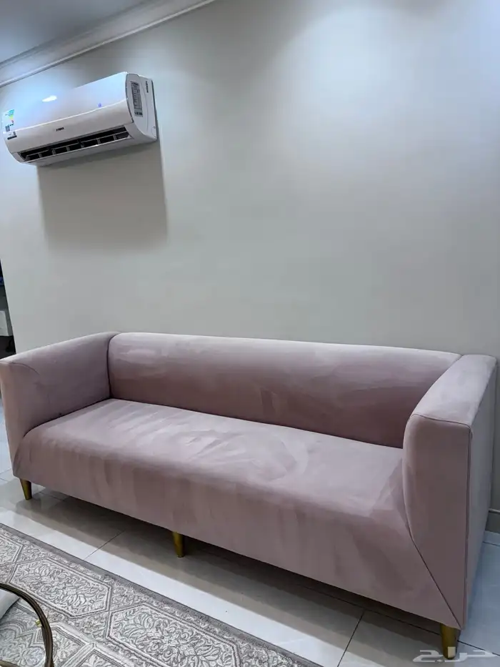 كنب صالة مستعمل نظيف شبه جديد للجادين فقط 3