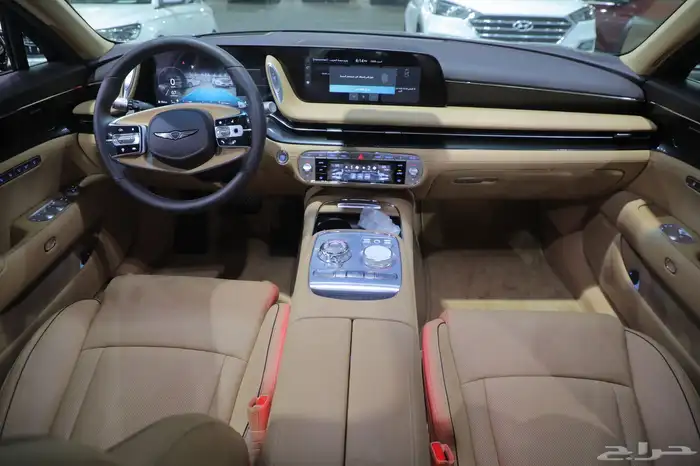 جنيسس G90 سته سلندر برستيج لون اسود 2025 شبه الجديد 9