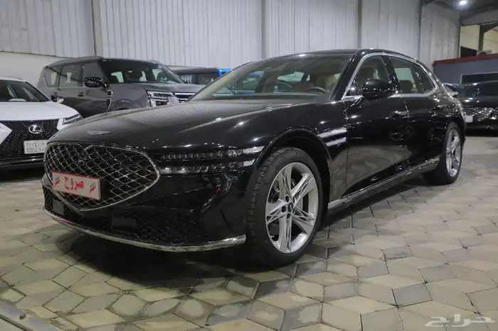 جنيسس G90 سته سلندر برستيج لون اسود 2025 شبه الجديد 3