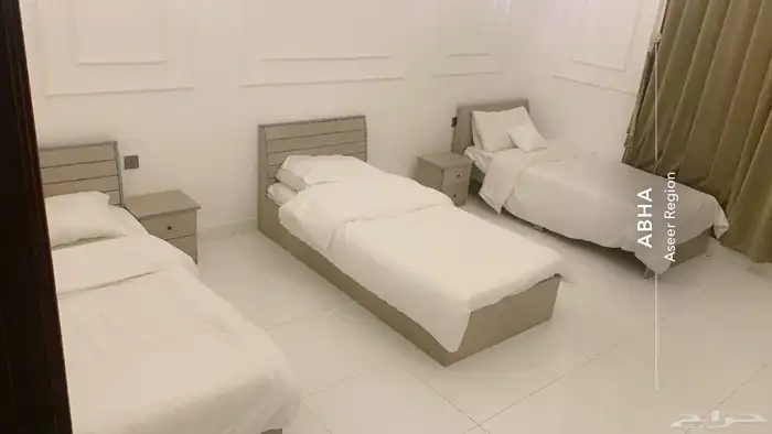 القنفذةمجلس وصالتين للبيع غرفتين نوم باربع اسرة مفرد مجهزة ا 6