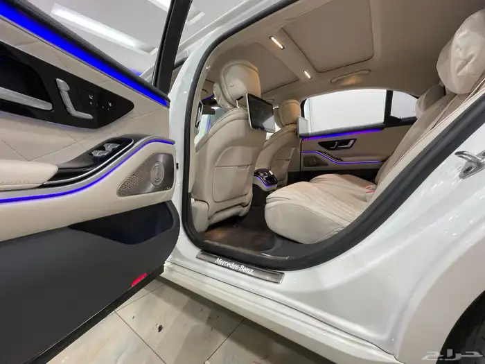 ليدات اضاءه محيطيه مرسيدس الجوهره S500 وشاشات خلفيه 14