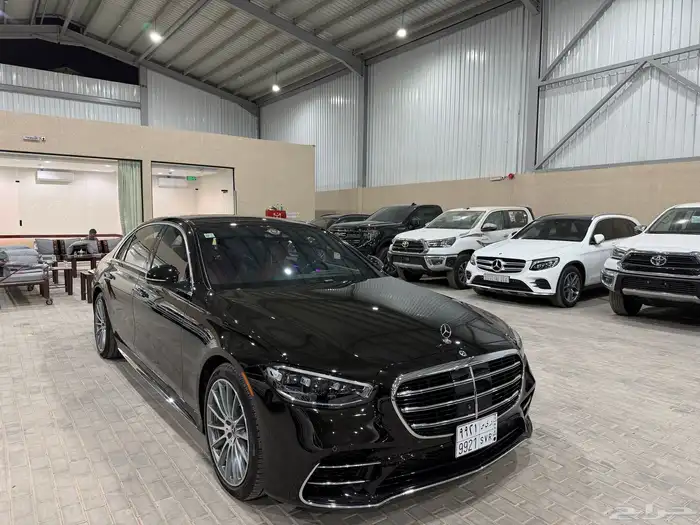 مرسيدس 2021 S580 عداد 39 الف فقط وكالة شرط 3