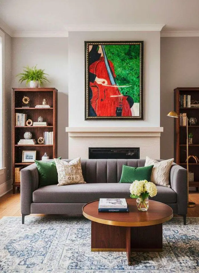 لوحة زيتيه رسم يدوي للبيع 3