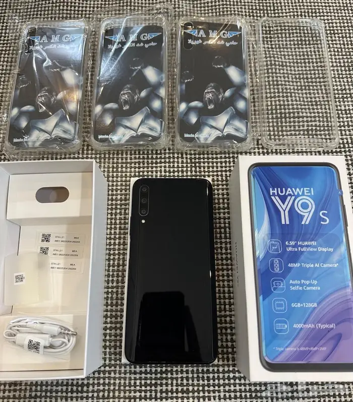 جوال هواوي Y9s نظيف جدا  6 رام 1