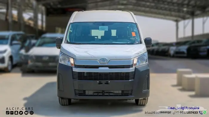 تويوتا باص هايس 13 راكب قير اتمتيك ديزل 2025 سقف عالي 0