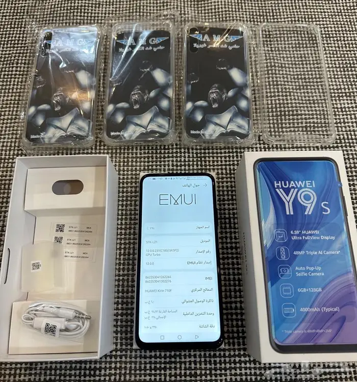 جوال هواوي Y9s نظيف جدا  6 رام 0