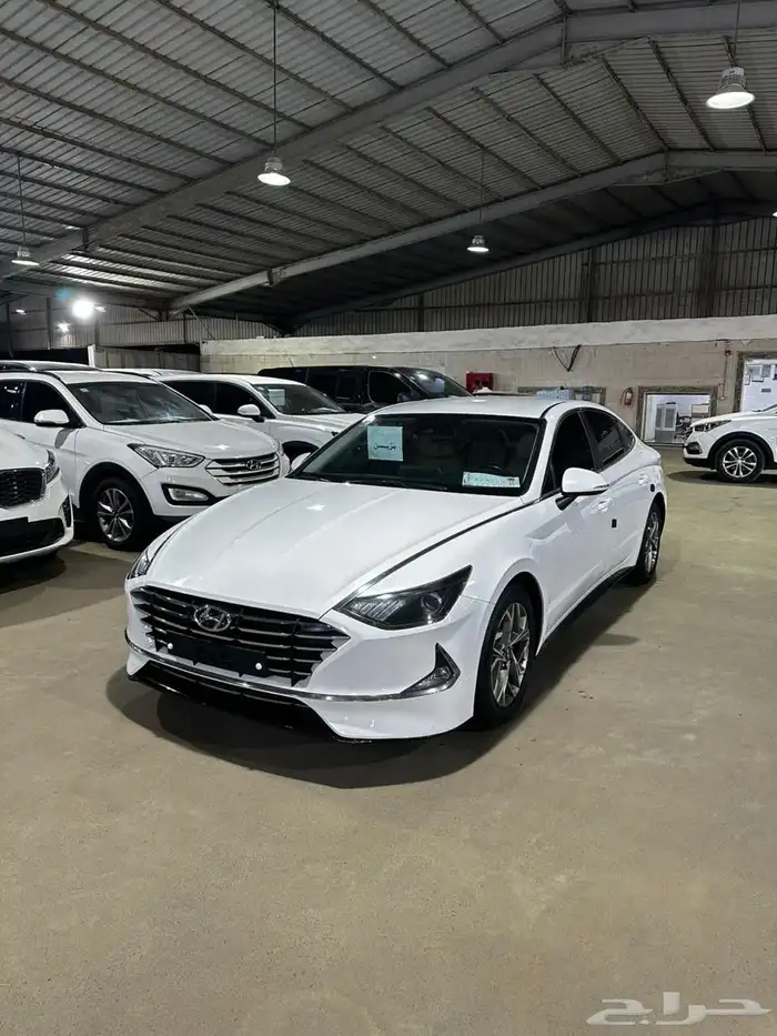 هيونداي سوناتا ابيض 2021 بنزين وارد كوريا 2