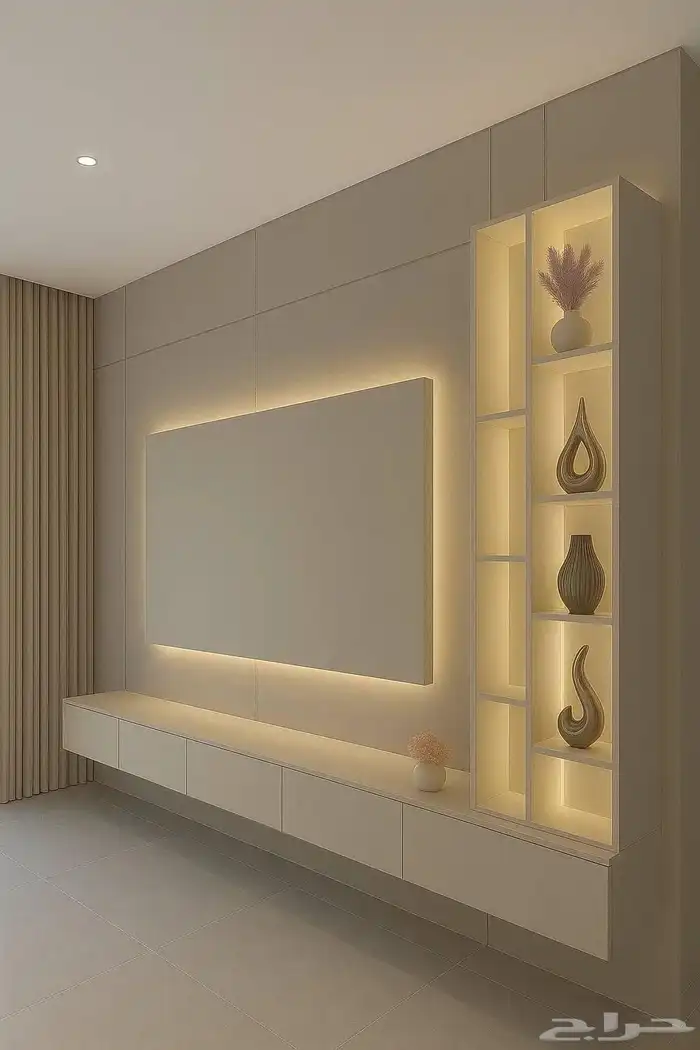 ديكورات خلفيات شاشه دواليب تسريحه 1