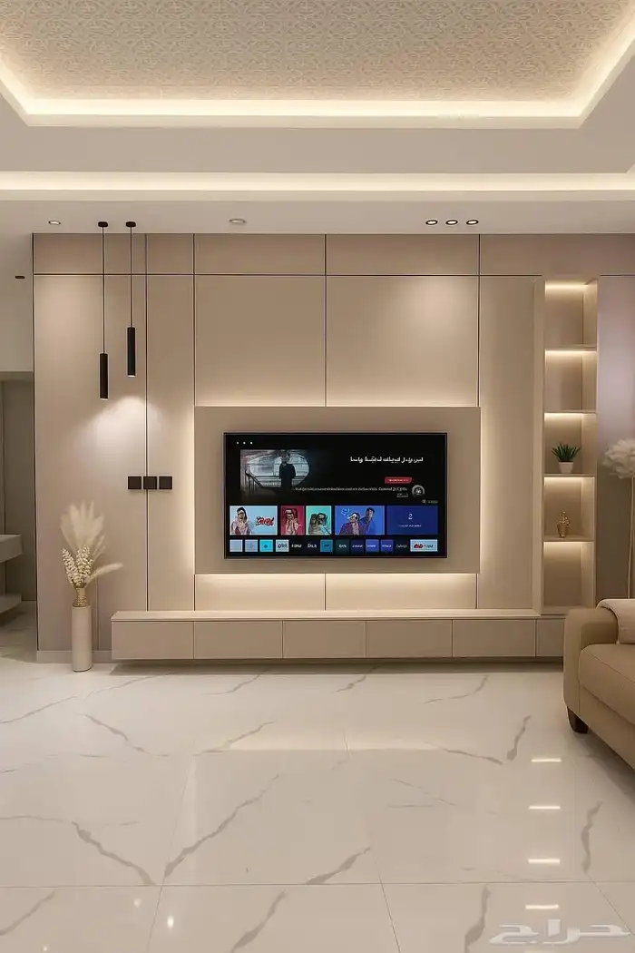 ديكورات خلفيات شاشه دواليب تسريحه 3