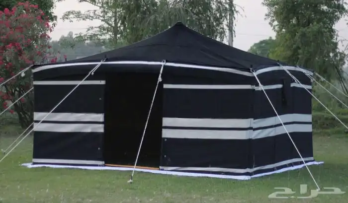 خيام باكستانية اسود مخططت ابيض 2