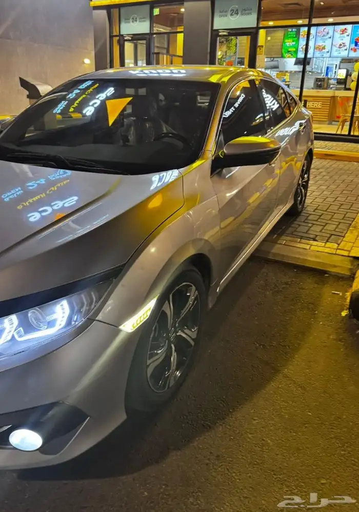 هوندا سيفيك 2018 نص فل ممشي السياره 200 الف قير اوتاميتك مجد 3