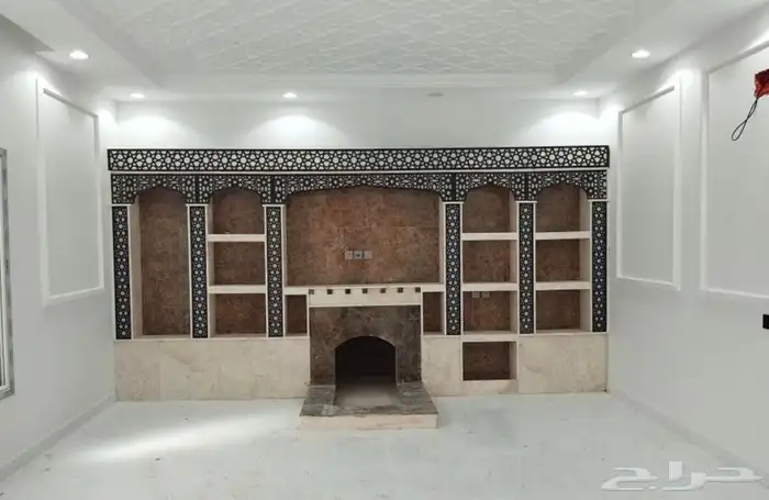 بيوت شعر مشب نار مشب رخام قرميد جمالون تلبيس قماش 5