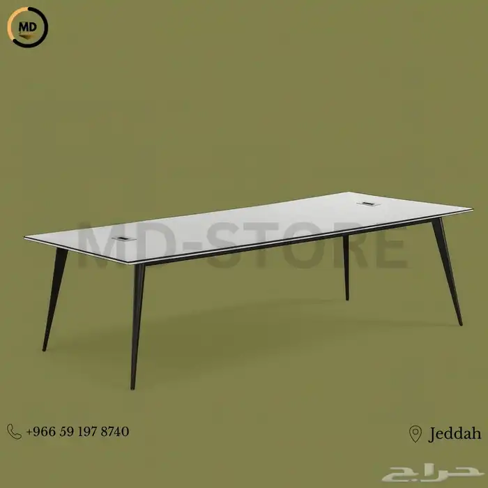 طاوله اجتماعات صغير - مقاس مترين ومترين و40 1