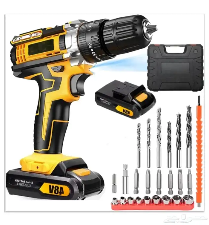 دريل لا سلكي جديد مع الملحقات للبيع في مكة المكرمة 0