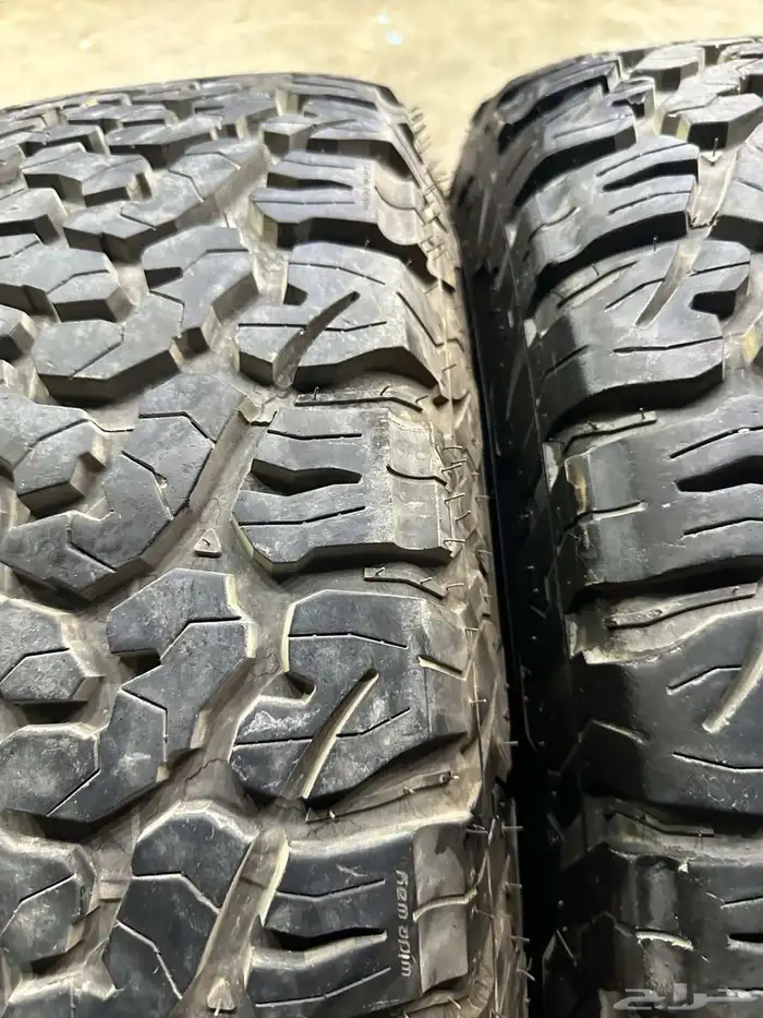 جنوط ميثود 6 مسمار مع كفرات نص حجري ودواي مقاس 17 11