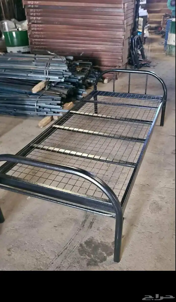 سرير حديدهأ دور واحد مع دورين موجود جديد 7