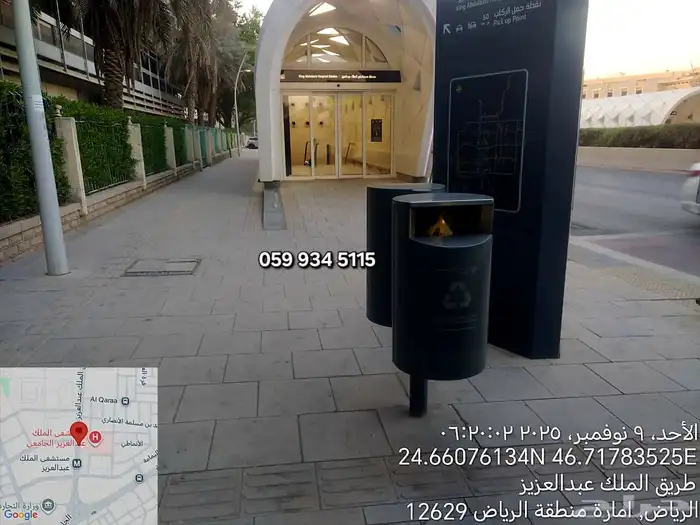 علب القمامة الصناعية المثبتة على عمود معدني 11