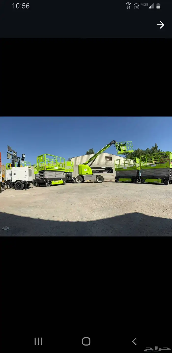 Scisser Lift سيزر لفت سقاله كهربائيه رافعه مقصيه 0