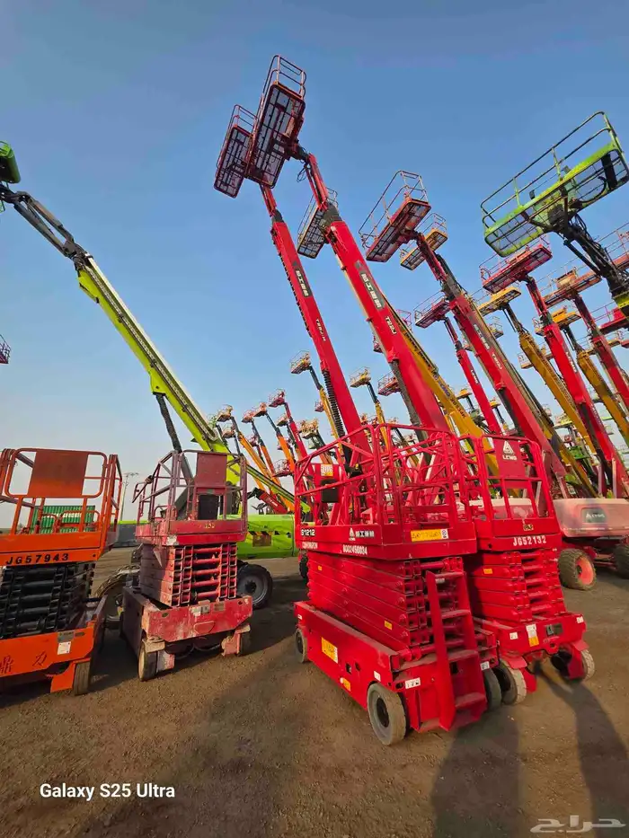 رافعة مقصية للايجار سيزرللايجار سيزرات لفت كهرباء للايجار 4