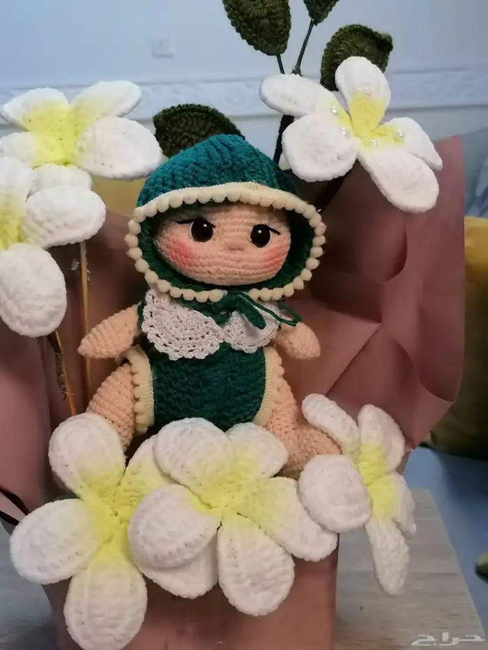 باقات ورد بخيوط الصوف جاهزة للتسليم الفوري 3