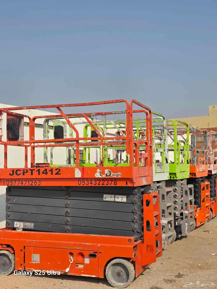 رافعة مقصية للايجار سيزرللايجار سيزرات لفت كهرباء للايجار 0