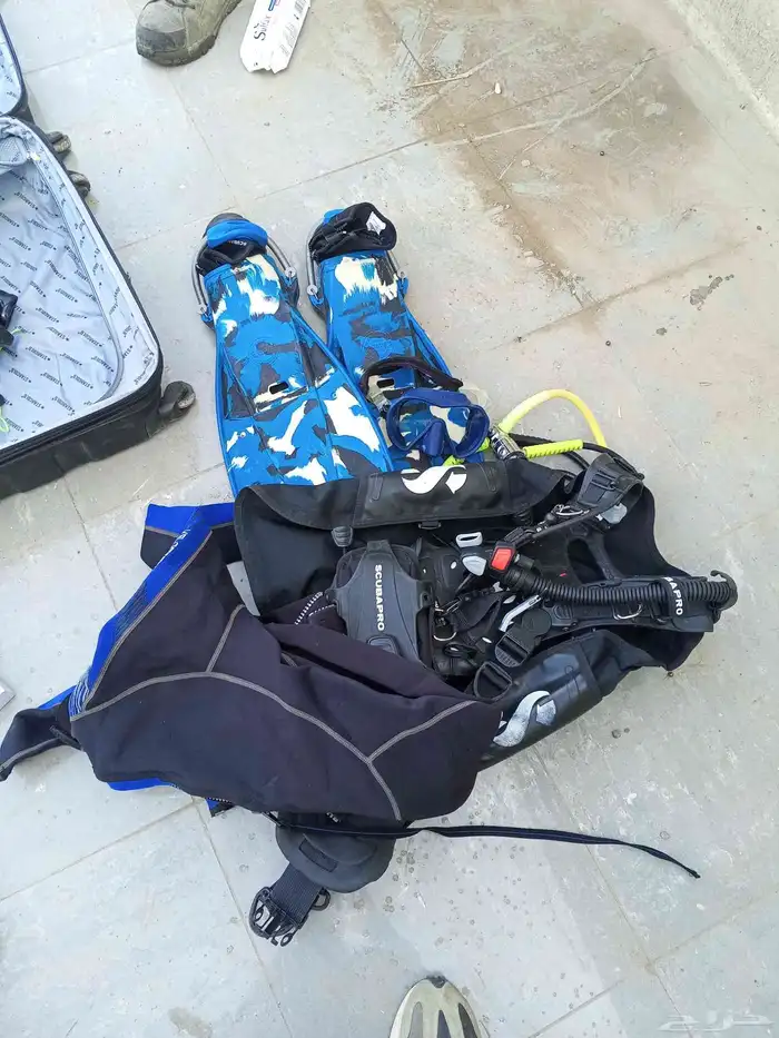 اثنين معدات غواص متكامله 0