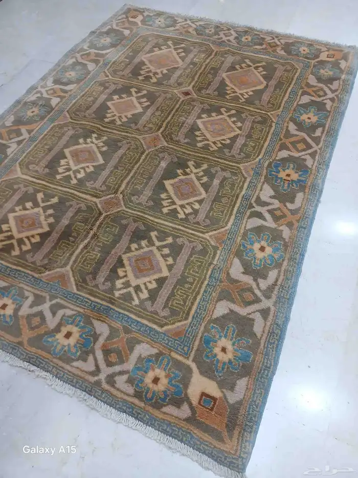 سجادة صوف يدوي ايراني 0