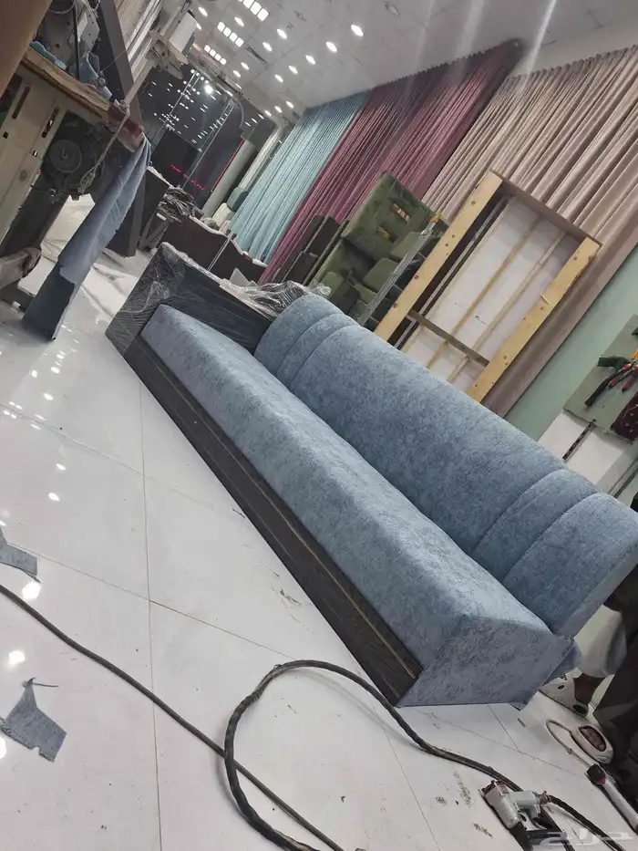 كنب مجلس مساند تفصيل وا تنجيد ستائر ويفي امريكي جمع النوعيه 6