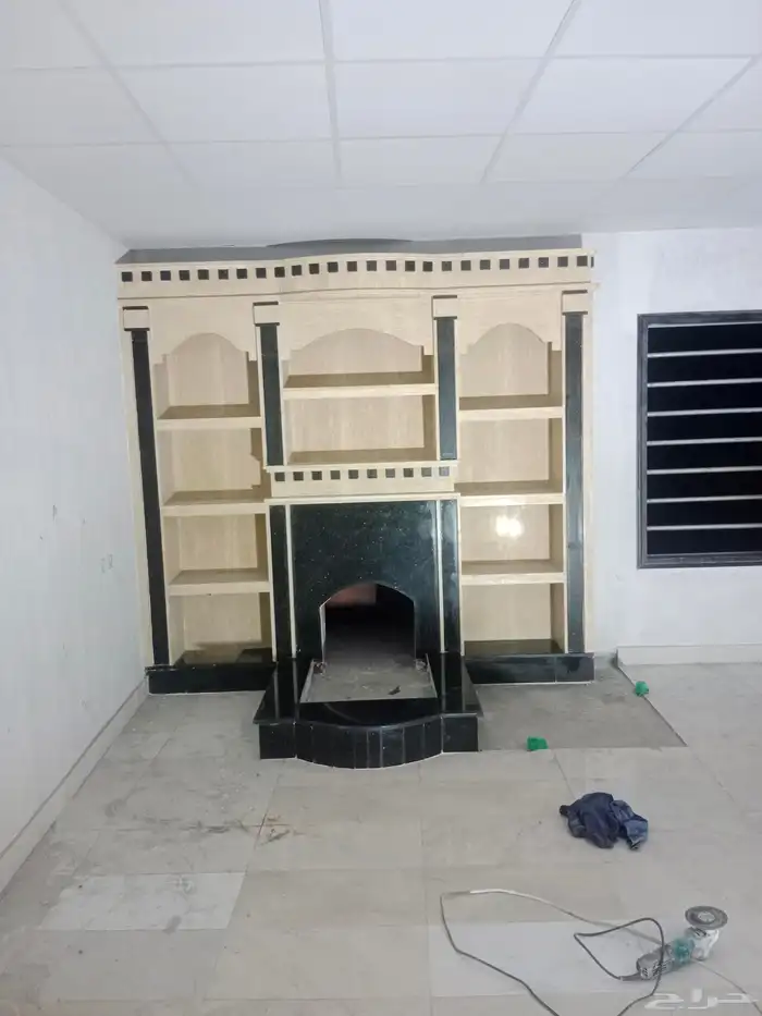 بيوت شعر مشب نار مشب رخام قرميد جمالون تلبيس قماش 3